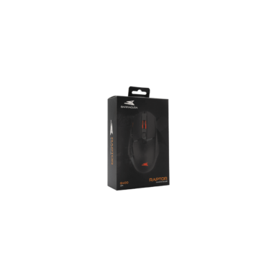 Barracuda RAPTOR-B, BGM-051B gamer egér,8D, fekete, 6400 dpi Barracuda RAPTOR-B, BGM-051B gamer egér,8D, fekete, 6400 dpi